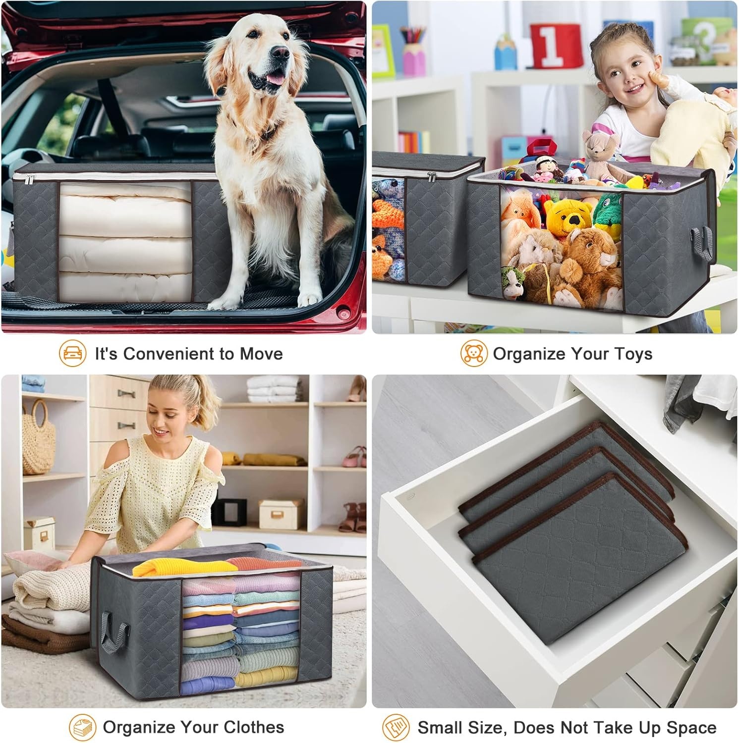 90L + 60L Clothes Storage Bag – 12 Pack Totally